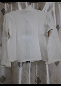 White Crop Jacket