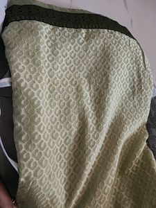 Silk Plain Comfortable Green Saree
