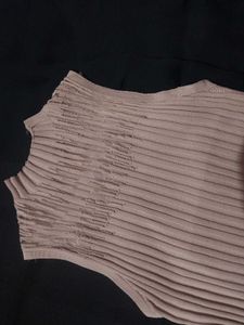 Unique Distressed Knit Top