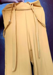 Yellow And Black Dangri Jumpsuit