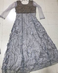 Grey Party Wear/gown