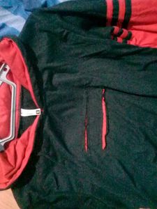 Red &amp; Black Hoodie