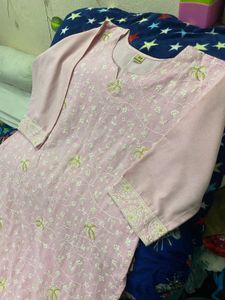 Embroidery Cotton Kurta XXL