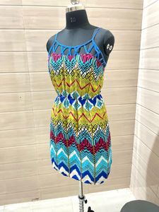 Pintresty 🌸Colorful Printed Mini Dress