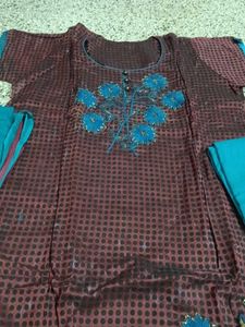 New Dress Material But With Small Color Issues