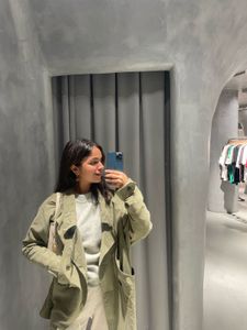 Olive Green Trench Coat