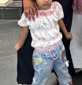 Adorable Toddler Floral Top