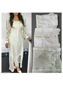 Shrug Kurta Set With  Pant