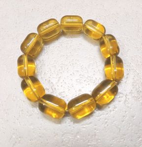 Yellow Cystal Glass Breclete