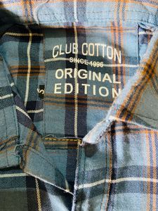 Blue Plaid Long Sleeve Shirt