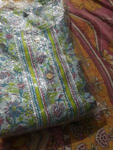 Floral Print Kurta