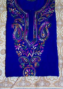 Chikenkari Kurti
