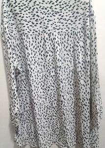 Plus Size Animal Print Shirt Dress