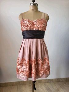 Floral Blush Cocktail Dress