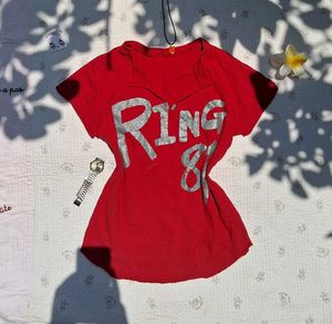 Y2k Printerest Fitted Top