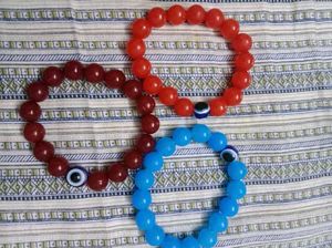 Pearl Necklace With Earrings And Bracelet Set