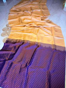 100% Pure Muga/Assam Silk Saree