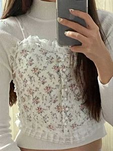 Pinteresty Coquette White Corset Top 🎀🤍