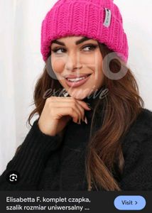 Pink Winter Beanie with Pom