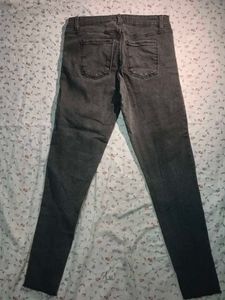 Gray Wash Skinny Jeans