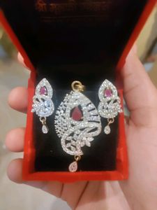 A.D Stone Pendal Set Only Rakhi Tak