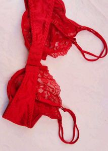 Red Lace Bra