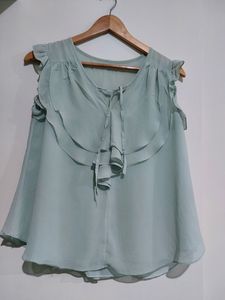 Pastel Green Summer Top