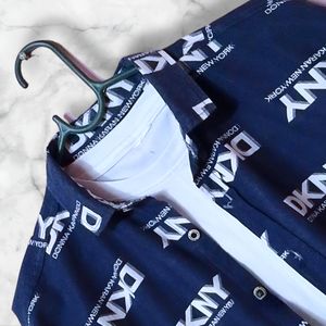 Navy Typography Shirt - Cool Style For Summer