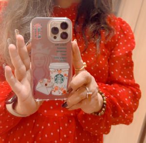 Red polka dot maxi Dress