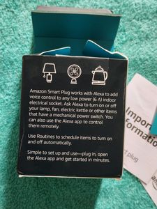 Amazon Smart Plug (works with Alexa) - 6A, Easy Set-Up