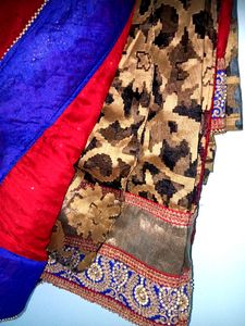 Heavy Embroidery Border Saree With Blouse(Women&#39;s)