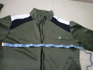 Olive Green Full Zip Jacket