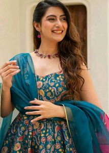 **New Anarkali Jimmy With Padded Blouse**