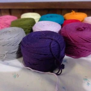 aran or medium weight crochet yarn