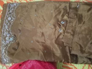 Gorgeous Saree With Blouse Set Pure Silk