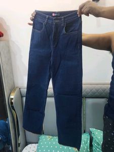 Dark Blue Denim Jeans, Size 26