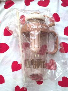 Ice Bottle with Straw