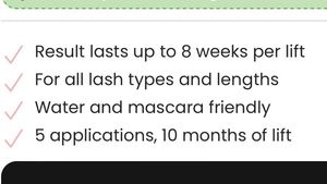 Price Drop‼️Luxe DIY Eyelash Lift Set Brand New