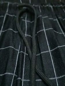 Checkered Wide Leg Pants