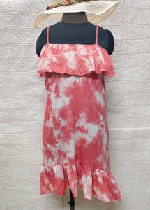 🎁Buy Two Get One Free🎁Tie-Dye Ruffle Dress