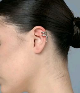 Silver Ear Cuff