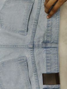 Wide Leg Blue Jeans For Women