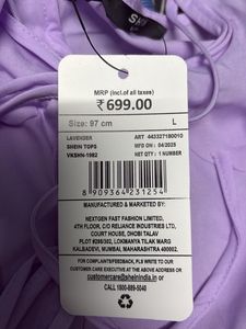 Stylish Lavender Tie-Up Top