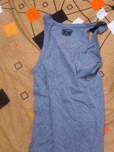 grey Jockey Tank Top
