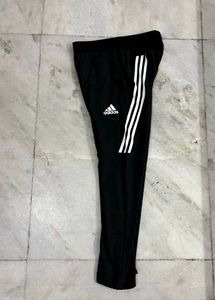 ADIDAS BLACK 3 STRIPES WOMEN TRACKPANTS SIZE S