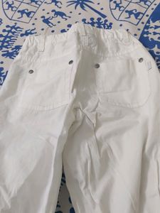 White Pants| 12-18 Months Old.  Can Be Adjusted.