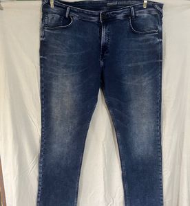 Mufti Stylish Blue Denim Jeans | 42inch