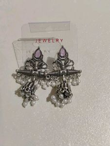 Oxidised Jhumka