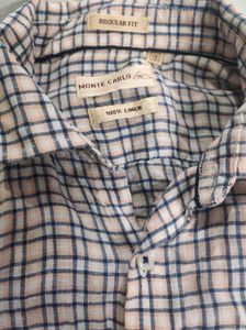 Monte Carlo Linen Check Shirt
