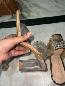 Clear Strap Heels